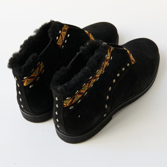 80s - SUSAN BENNIS - WARREN EDWARDS - Boots - Men\'s - 10 - BLK Suede main image 4